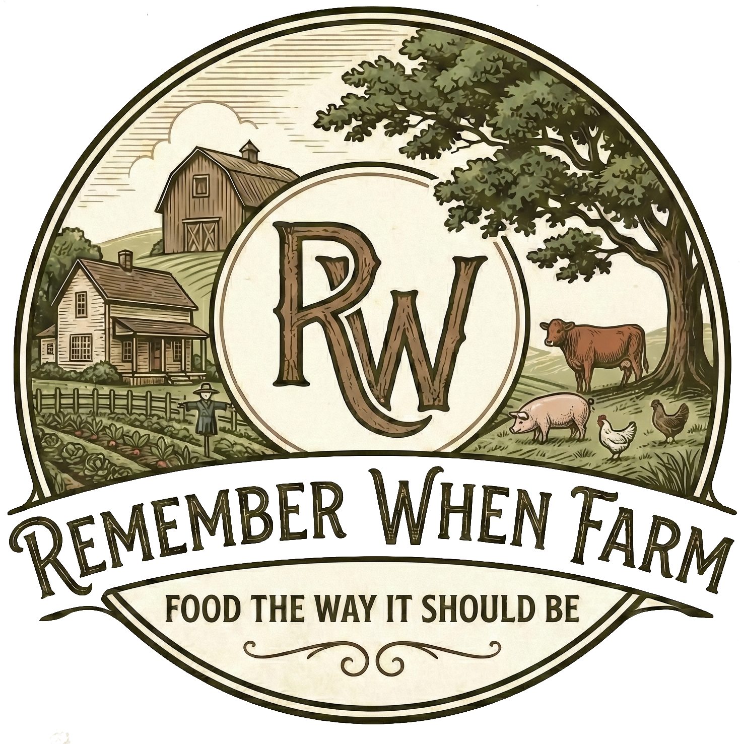 Remember When Farm Logo